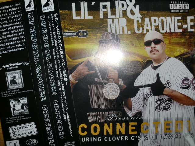 美品国内盤 Lil Flip & Mr.Capone-E [Conected][Southチカーノ] hi-power b-dub