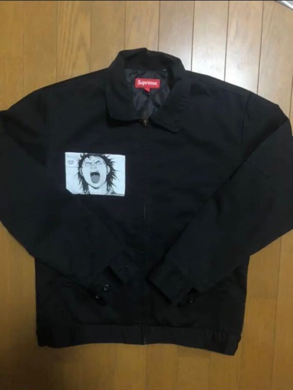 Supreme × akira 17aw 黒ワークジャケット-