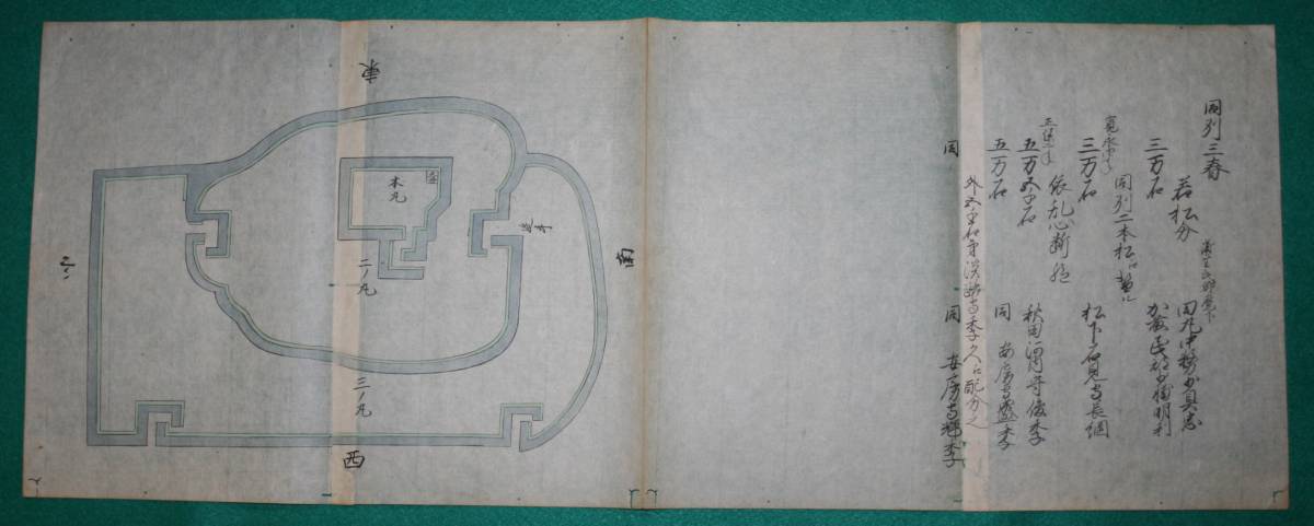 60%OFF】 絵図(城郭図) 福島県 磐城國 三春城 和書 - quangarden.art