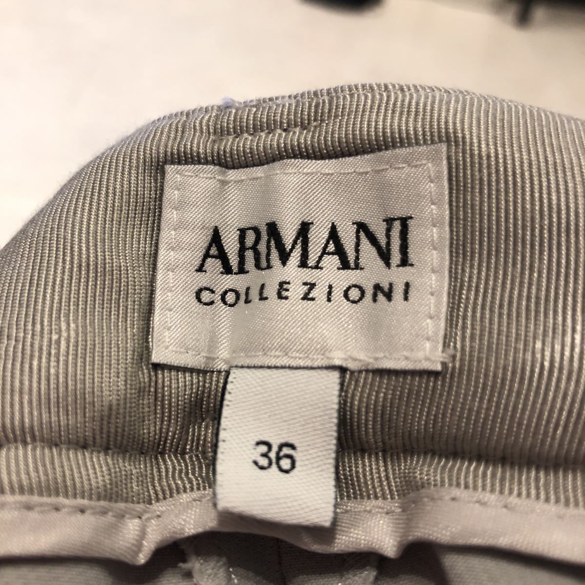 ARMANI COLLEZIONI アルマーニ テーパードパンツ パンツ コレツィオーニ サイズ36_画像5