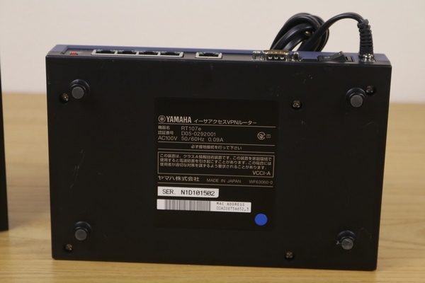 【ヤマハ YAMAHA】ルーター２点セット（RT58i）（RT107e）　現状品_画像4