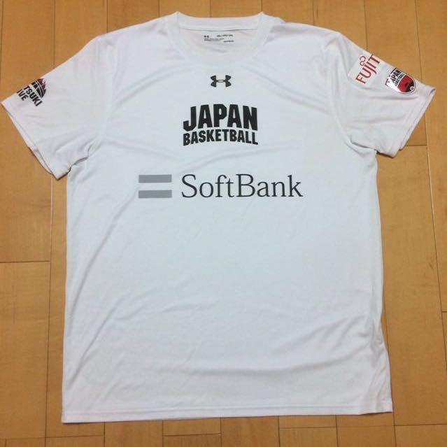 2019年 男子 バスケットボール日本代表 トレーニングウェア Tシャツ XXL 選手支給品 実使用_画像1