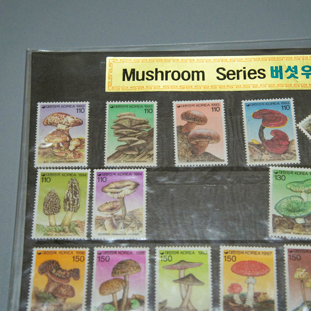 【本物保証】　★ 韓国切手 キノコシリーズ ★　21枚セット　Mushroom Series　整理出品　検 大韓民国郵政郵票旅行記念品_画像2