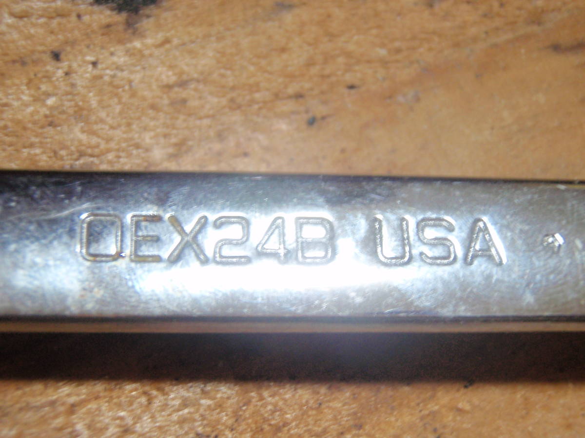 2004年製 Snap-on OEX24B 3/4インチ コンビネーションレンチ スナップオン 中古 Combination Wrench inch SAE used_画像6