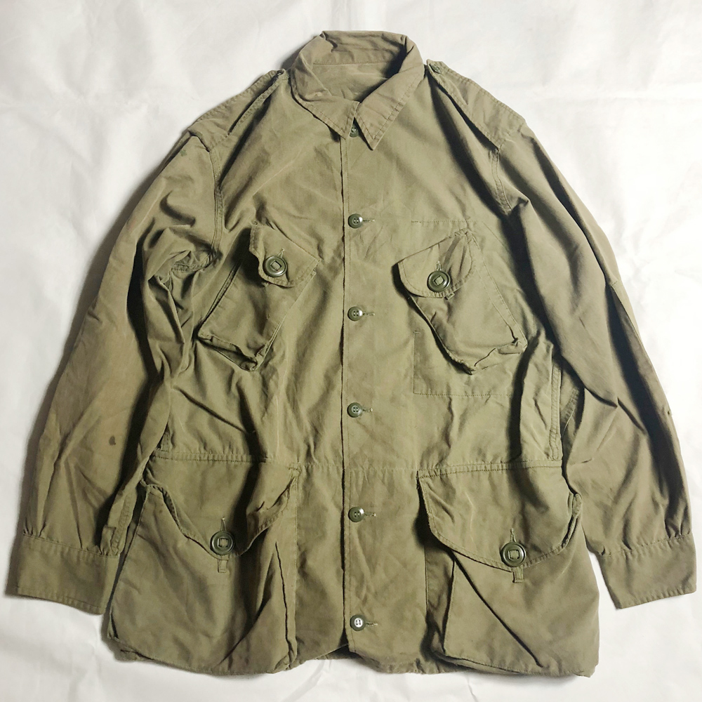 68年製! 60's CANADIAN ARMY COMBAT COAT カナディアンアーミー コンバット コート OLIVE MILITARY ミリタリー ブリティッシュ BRITISH 着_画像2