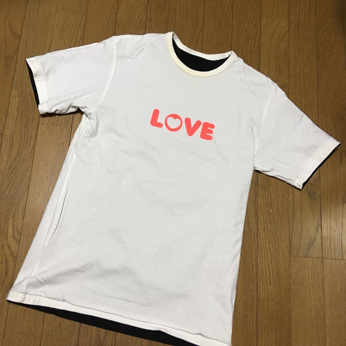 アンダーカバー　LOVE & HATE リバーシブルTシャツ　初期　ビンテージ 永瀬正敏着　アンビバレンス期　ambivalence