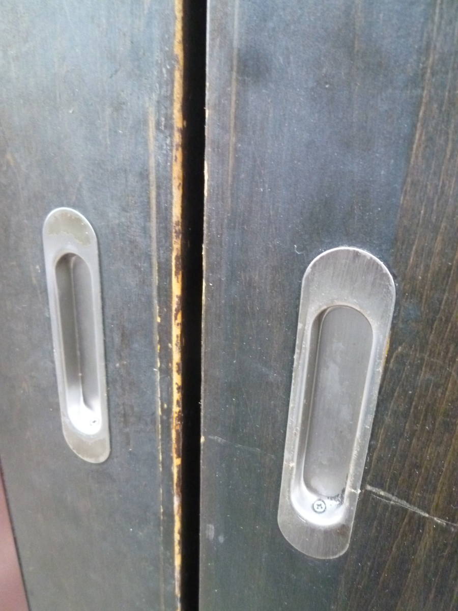 M7211 wooden . door fittings 2 sheets set izakaya pub . use height 181cm width 85cm inside 2.7cm(0210)[ mailing address is company office work place store limitation ][ private person sama is Seino Transportation department stop ]