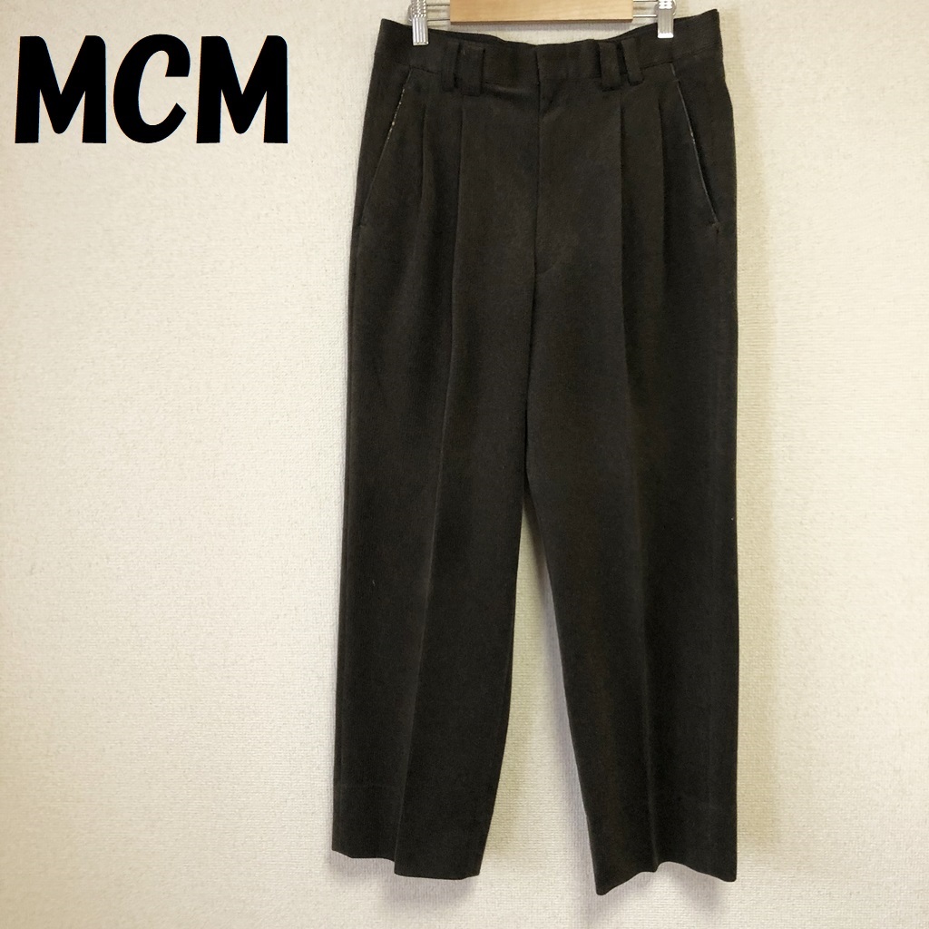 [ popular ]MCM/ M si- M ko-tiroi velour pants brown group size 79/5004