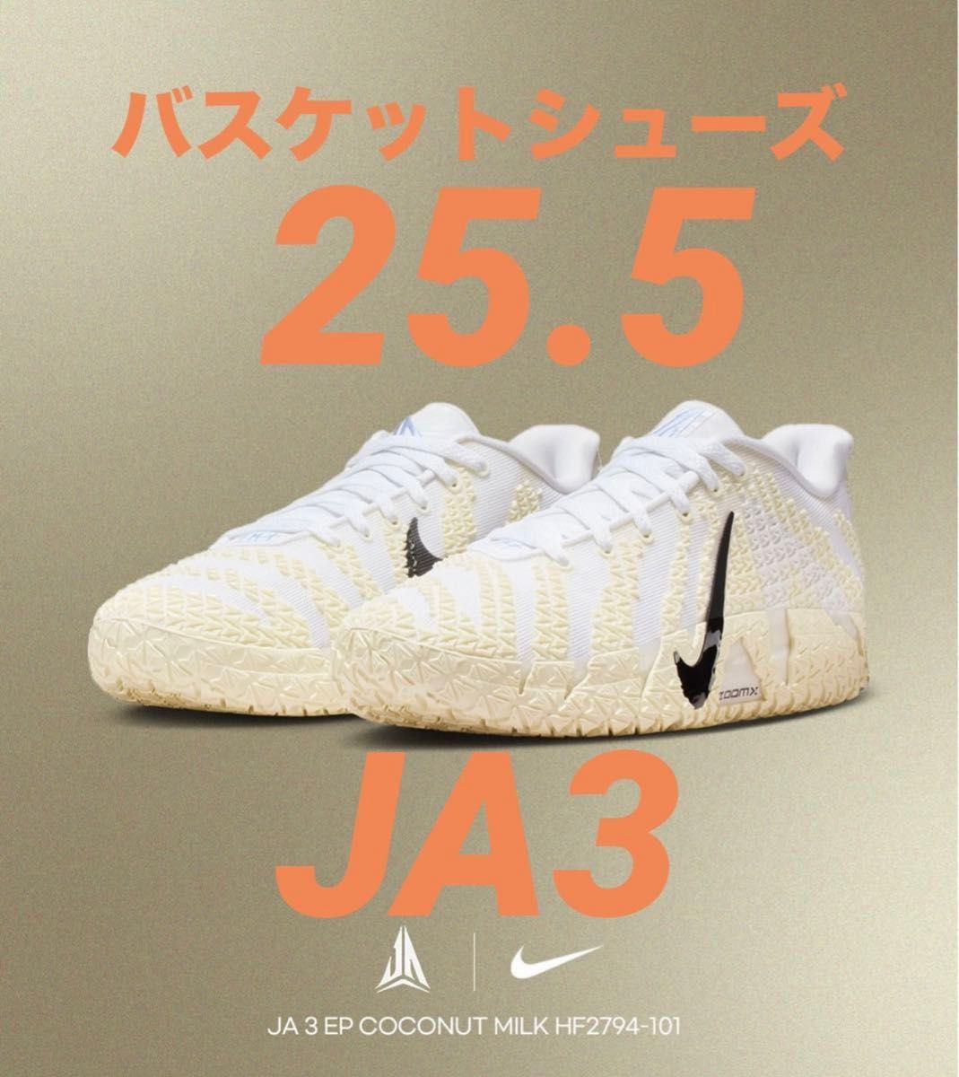 NIKE JA 3 EP Coconut Milk 国内正規品 新品未使用 30 NIKE JA 3 EP Coconut Milk 国内正規品 新品未使用 30 - メルカリ