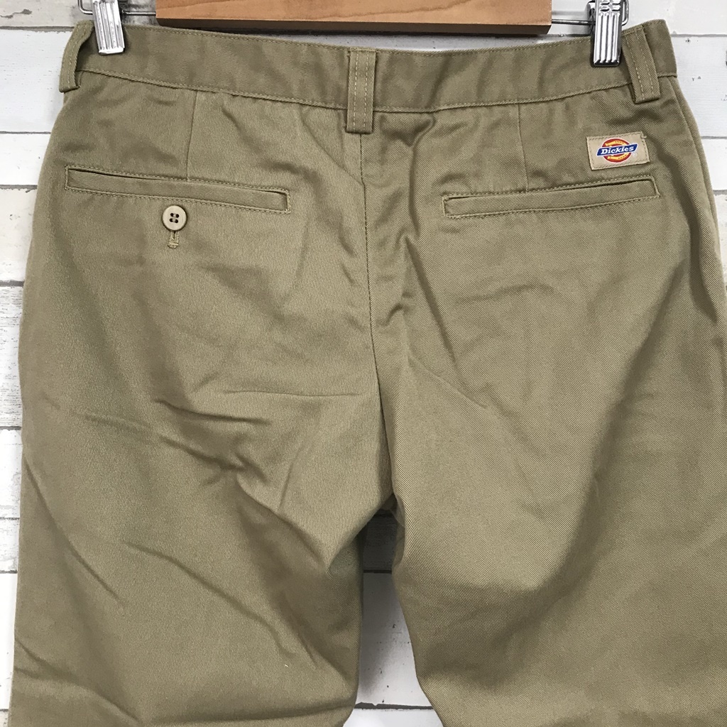 【人気】earth×Dickies/アースミュージックアンドエコロジー ディッキーズ テーパード チノパン ベージュ サイズ27インチ レディース/8460_画像4