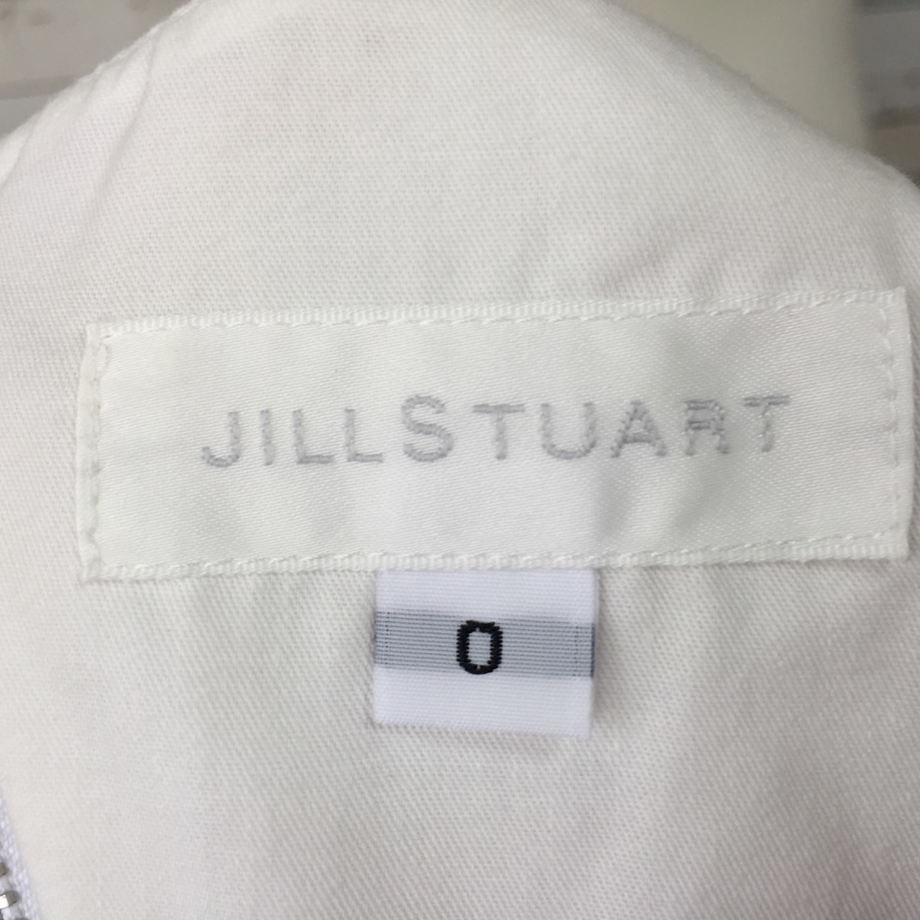 【人気】JILL STUART/ジルスチュアート ノースリーブ バックファスナー ワンピース ホワイト サイズ0/8760_画像7