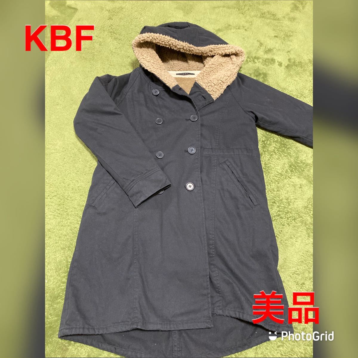 Paypayフリマ Kbf 限定カラー モッズコート ブラック 美品 Paypayフリマ Kbf 限定カラー モッズコート ブラック 美品