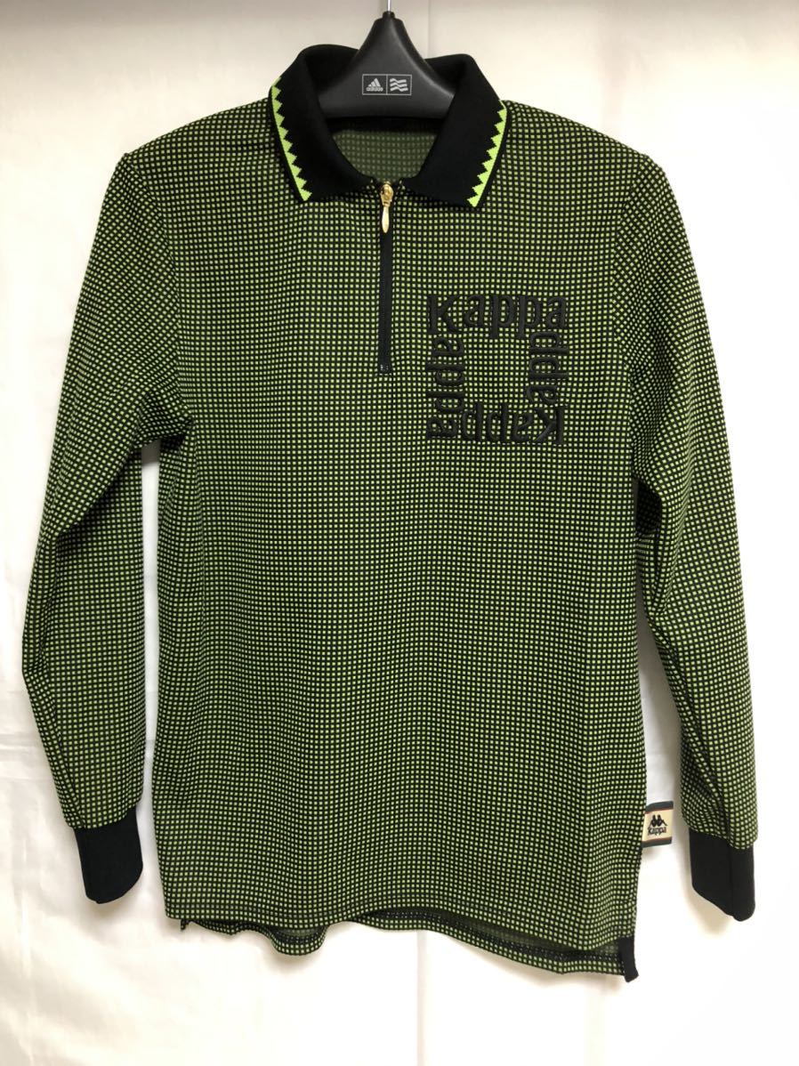 送料無料◆新品◆カッパ Kappa ITALIA ハーフジップ長袖シャツ◆(L)◆KC952LS22-BK◆「Kappa G」コレクション◆Kappa GOLF