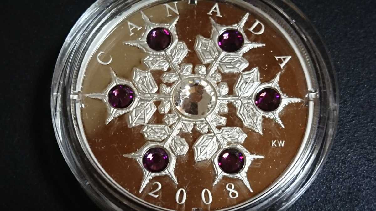 2009 スノーフレーク カナダ アンティークコイン シルバーコイン-