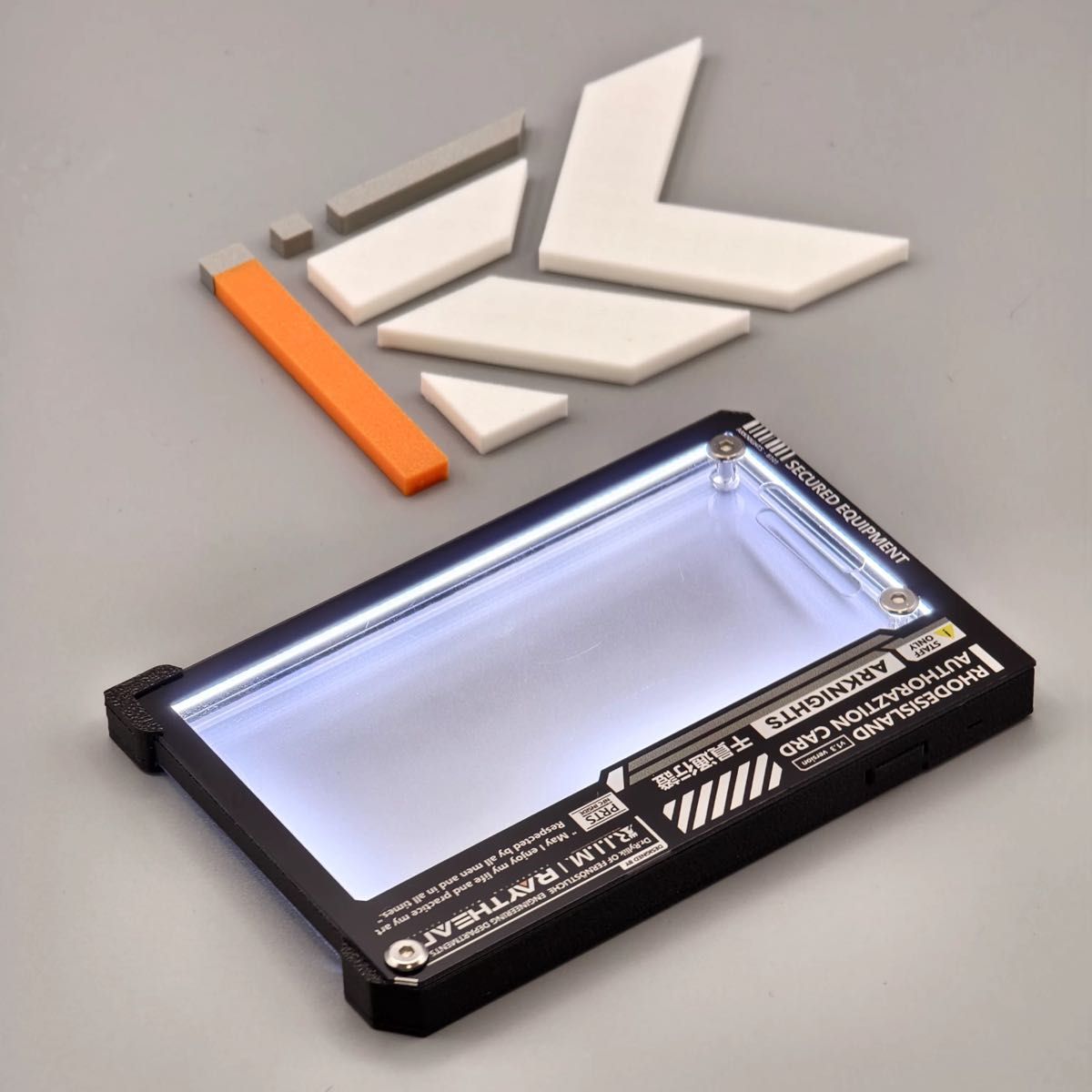 撫子　アークナイツ　通行認証　ネクラス+冷光ケース2個 アークナイツ 通行認証ケース 冷色発光タイプ｜Yahoo!フリマ（旧