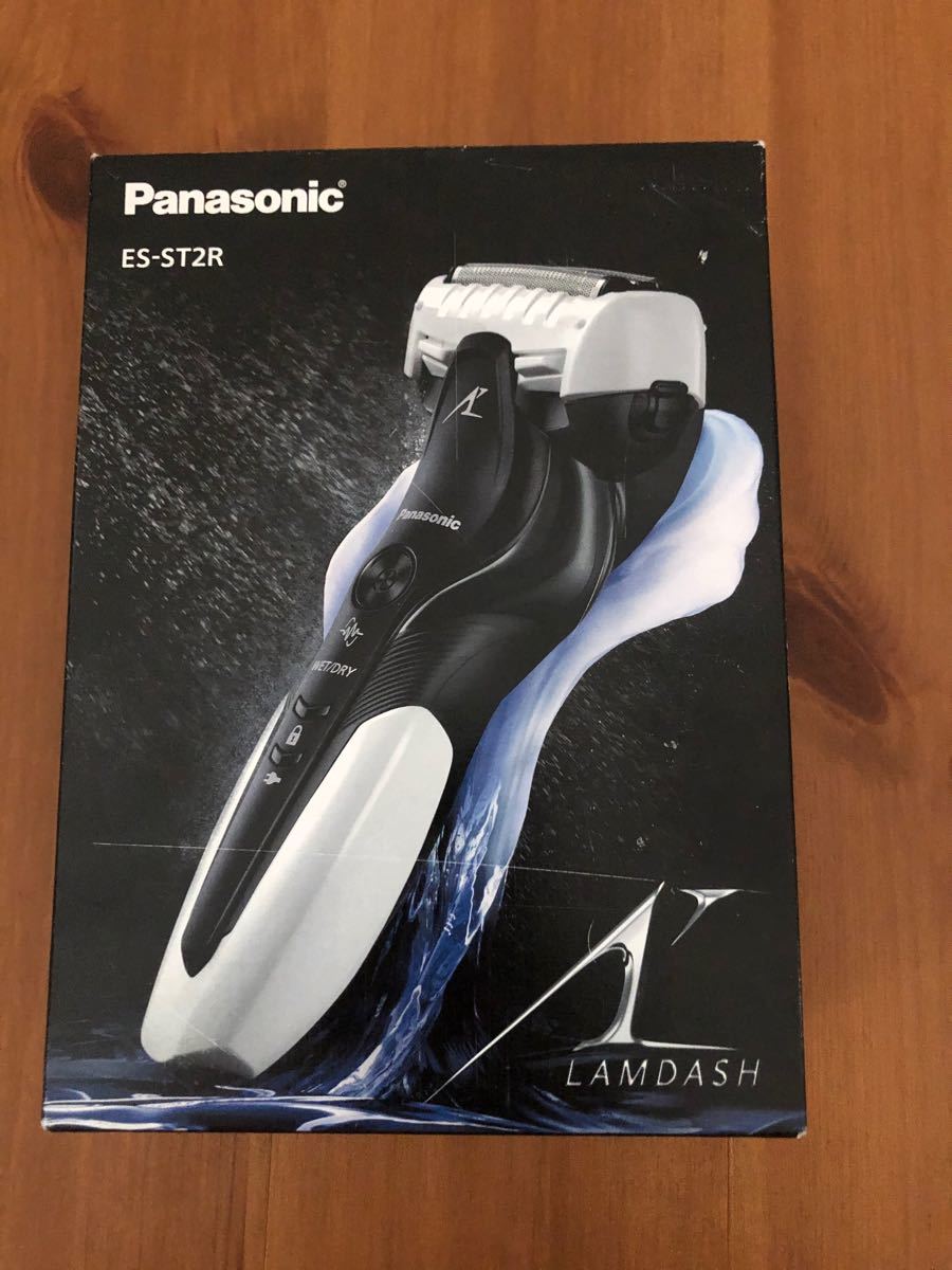 Panasonic ラムダッシュ メンズシェーバー3枚刃 白 ES-ST2R-W
