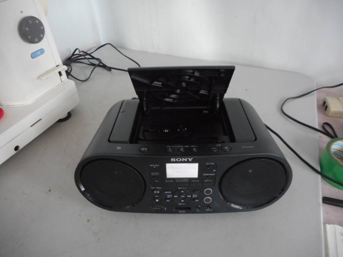 AH10514　SONY ソニー パーソナルオーディオシステム ZS-RS80BT　CD　ラジオ　SD　USB　Bluetooth