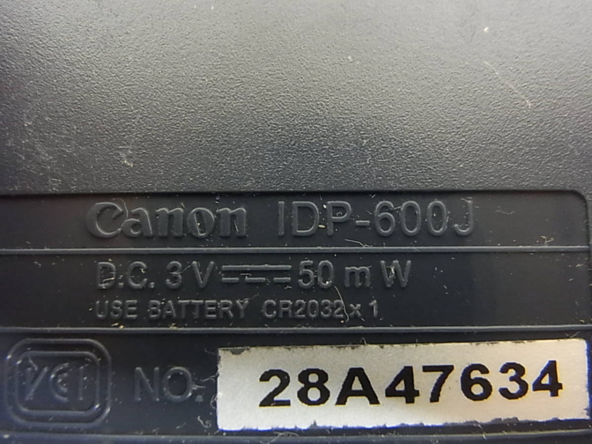 *F/828* Canon Canon* computerized dictionary Wordtank*IDP-600J* operation OK