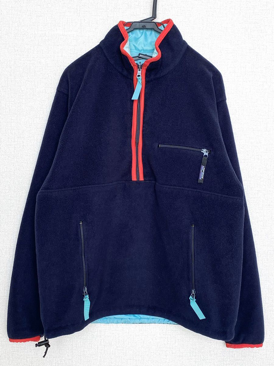 新しい季節 USA製 90's patagonia 古着 ビンテージ 紺 ネイビー