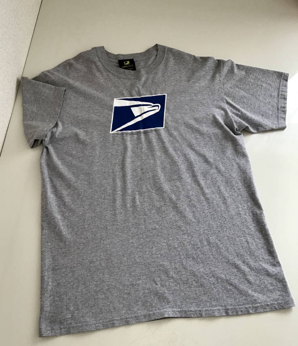 送料無料　Lサイズ【MADE IN USA】 LICENSED PRODUCT ☆ UNITED STATES POSTAL SERVICE Tシャツ / ヴィンテージ風 / グレー