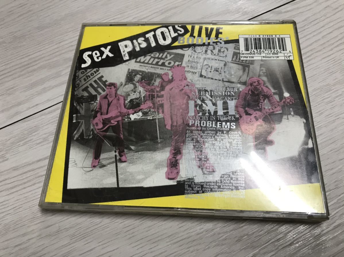 中古CD SEX PISTOLS / セックス・ピストルズ『FILTHY LUCRE LIVE』CDVUS116_画像4