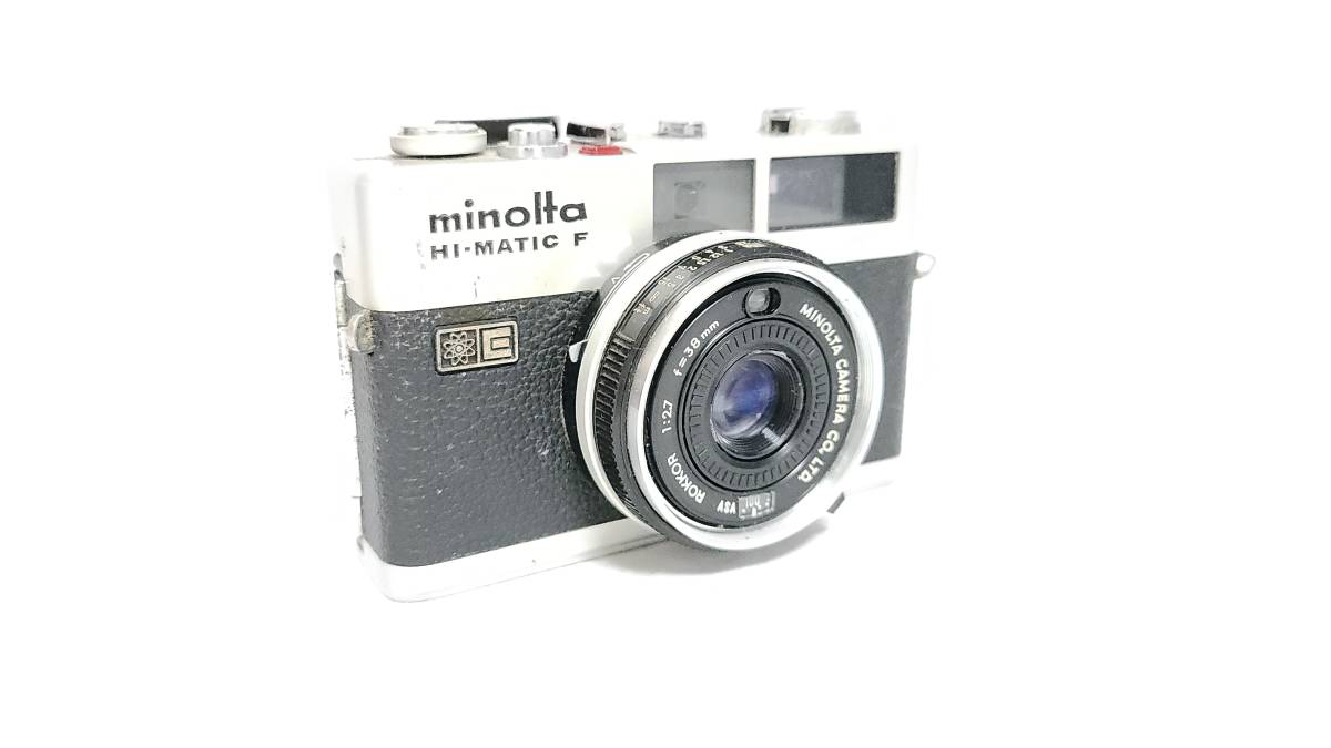 送料無料♪動作品【MINOLTAフィルムカメラ】ミノルタ MINOLTA HI-MATIC F ROKKOR 38mm F2.7 現状品_画像2