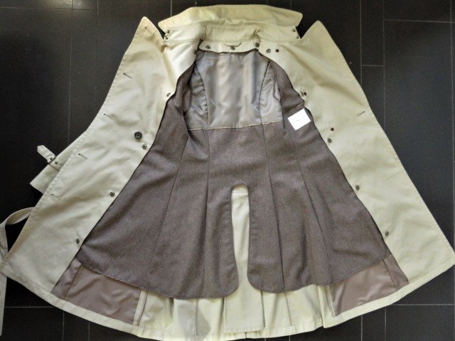 # regular price 35,000 jpy ( tax-excluded ) as good as new beautiful goods [n line ]en line liner attaching trench coat beige coat Western-style clothes. Aoyama 7 number S c609