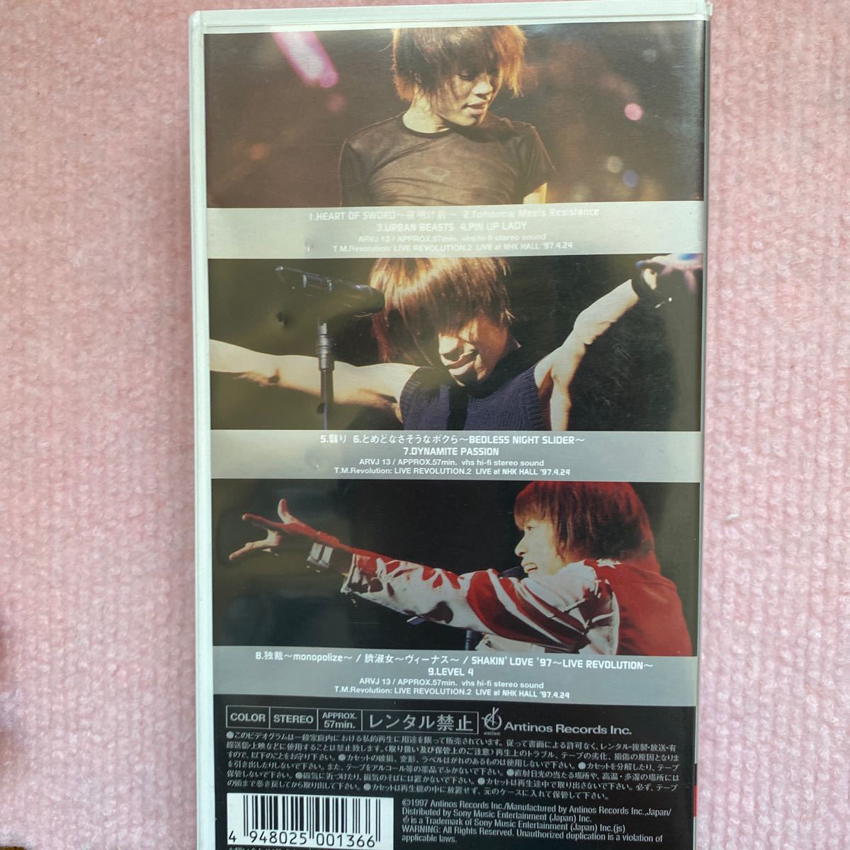 T.M.Revolution LIVE Revolution2 維新LEVEL→3 VHS版_画像3