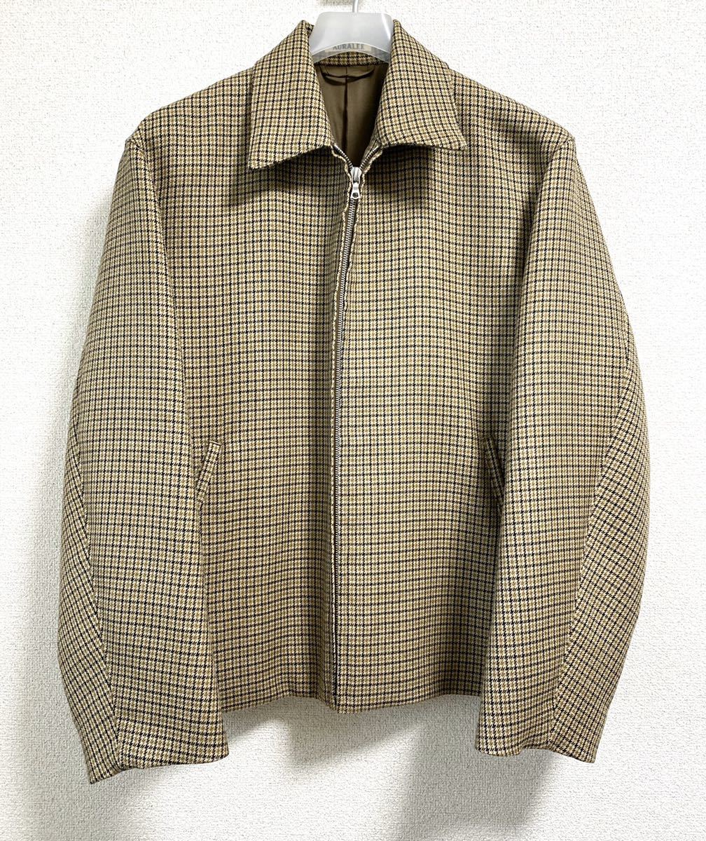 誠実 sacai サカイ 17AW ガンクラブチェック ブルゾン ジャケット