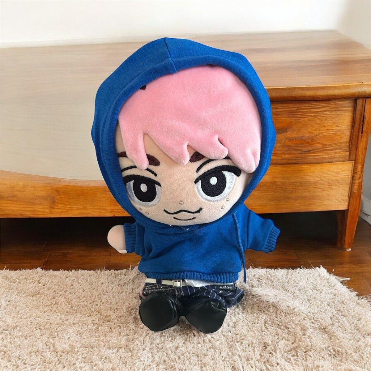 すのチル BIG ぬい服20cmパーカー Snow Man パープル 紫｜Yahoo!フリマ