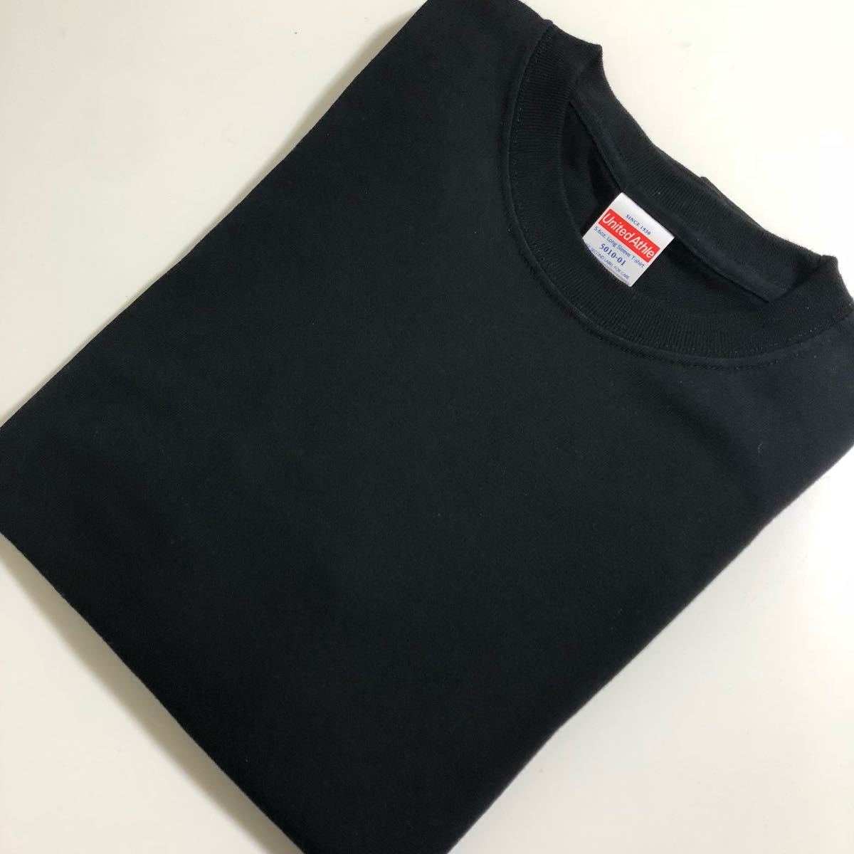 長袖Tシャツ Mサイズ ブラック 黒色 無地 ロンＴ メンズ レディース
