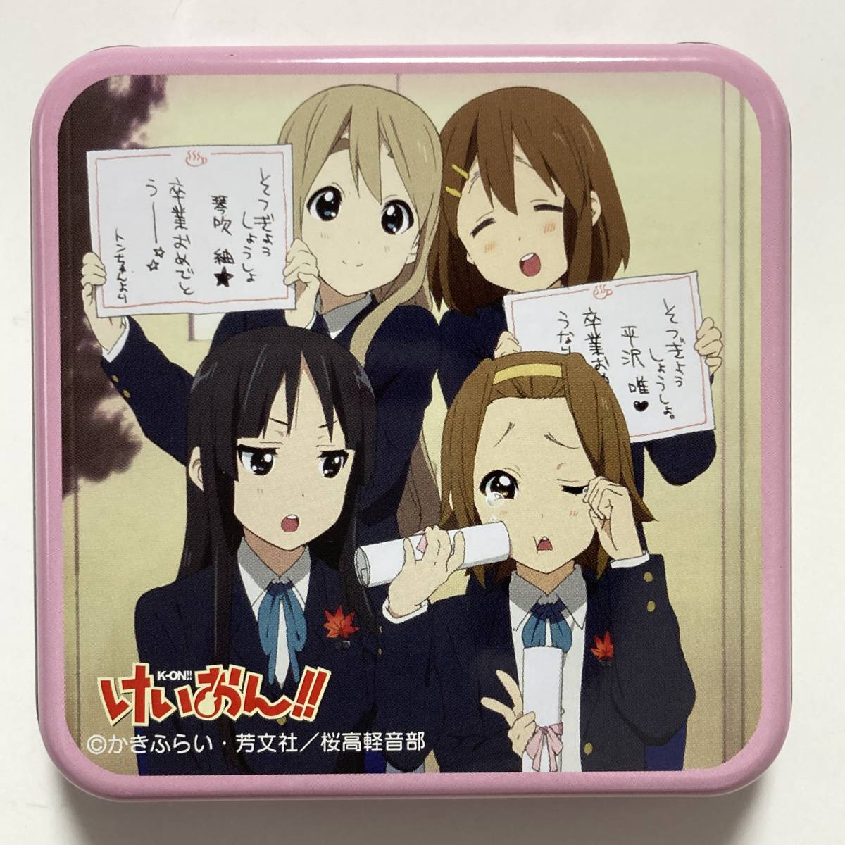 けいおん!◇チロルチョコ空き缶】かきふらい 平沢唯 秋山澪 田井 けいおん!◇チロルチョコ空き缶】かきふらい 平沢唯 秋山澪 田井