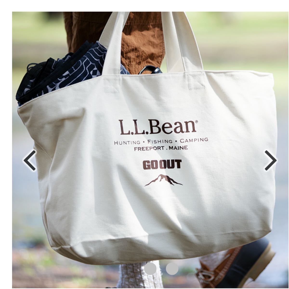  マウントレーニア　LLBean GOOUT トートバッグ　新品