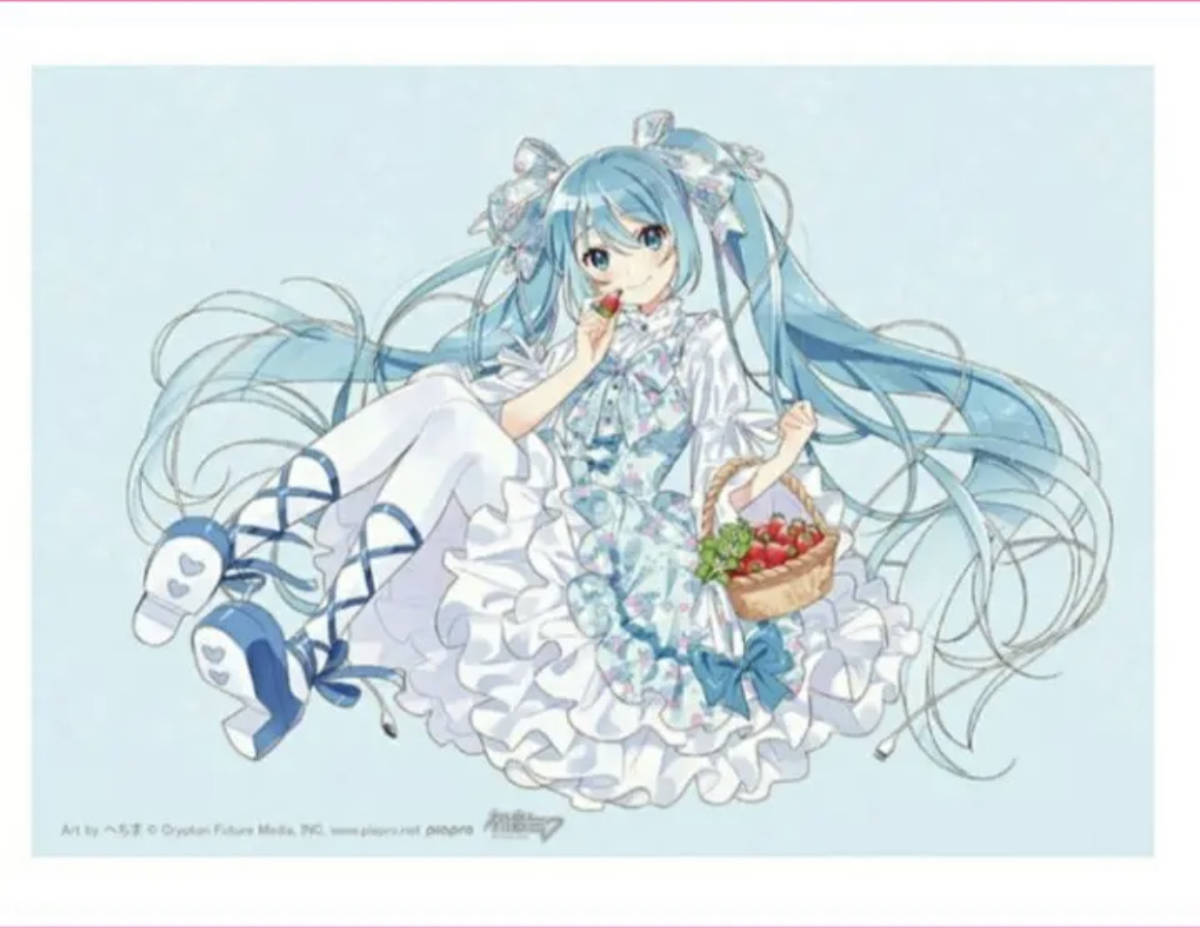 【新品未開封 非売品】TSUKUMO ミクPC部屋マウスパッド HATSUNE MIKU EDITION コラボ イラストレーターへちま氏デザイン_画像1