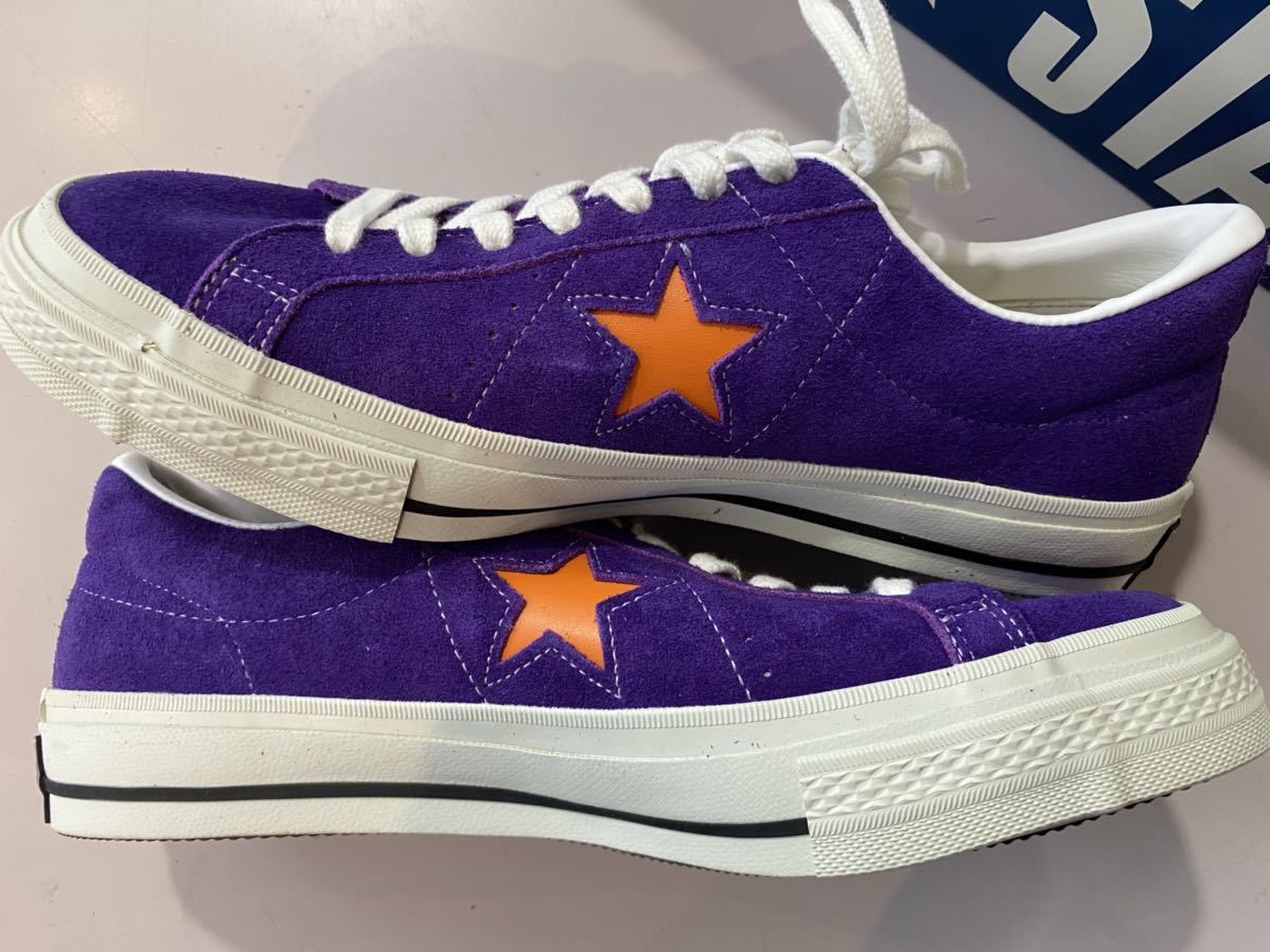 90s made in Japan Converse one Star suede 26.5 centimeter new goods 