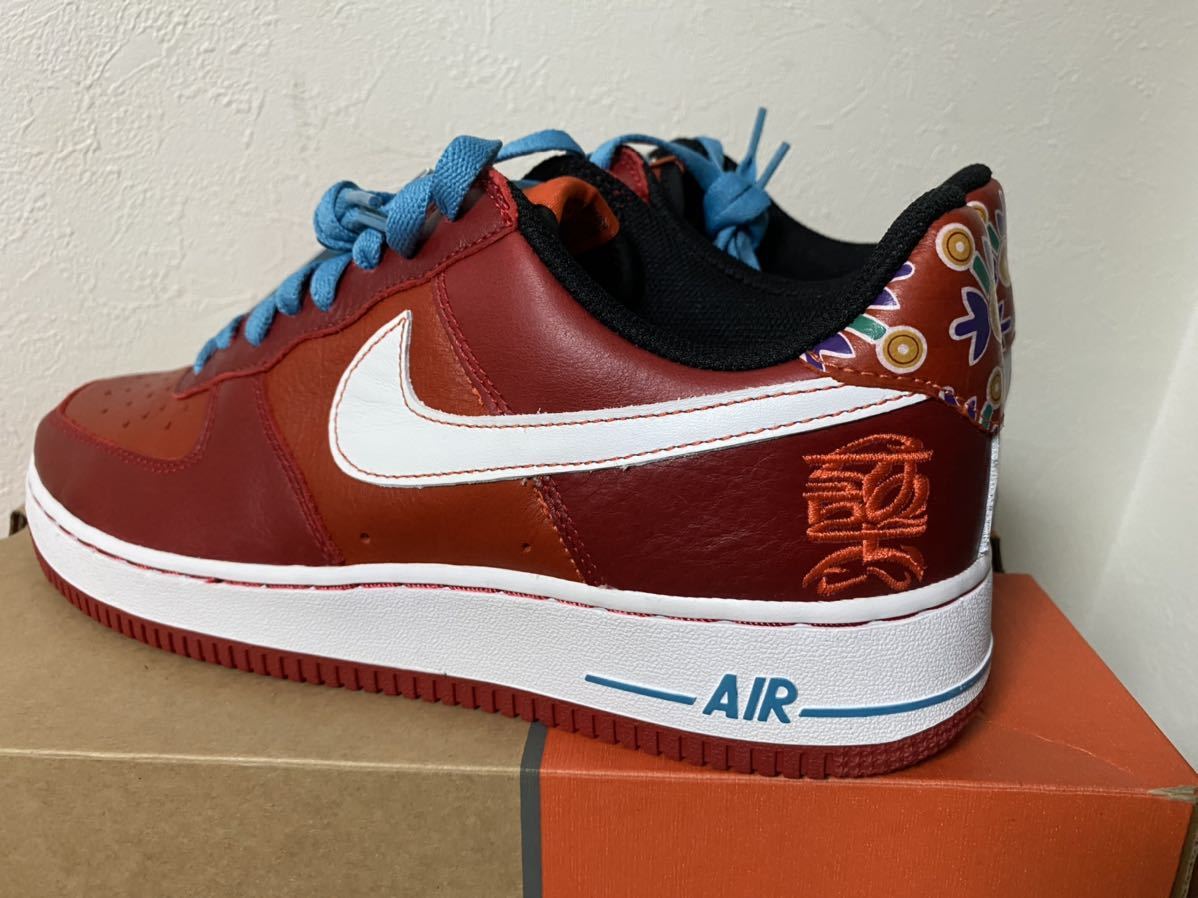 2005 NIKE AIR FORCE 1 PREMIUM YEAR OF THE DOG US10 新品 309096-613