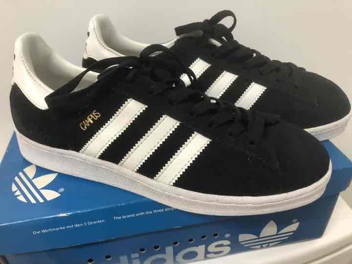 1994 adidas CAMPUS 黒×白 US8.5 新品