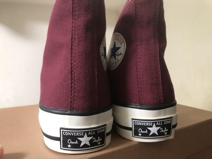 11aw CONVERSE ADDICT CHUCK TAYLOR CANVAS HI MAROON　26.5センチ 新品_画像4