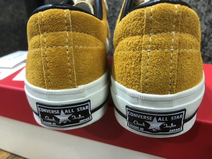 14aw 日本製 TimeLine CONVERSE ONE STAR GOLD 25.5センチ 新品 コンバース ワンスター タイムライン_画像4