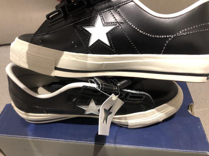  made in Japan Converse one Star velcro black × white 25 centimeter new goods 