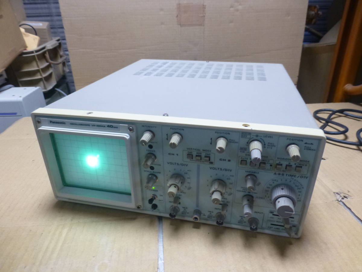 超可爱 Panasonic オシロスコープ 40MHZ VP-5204A その他 - library