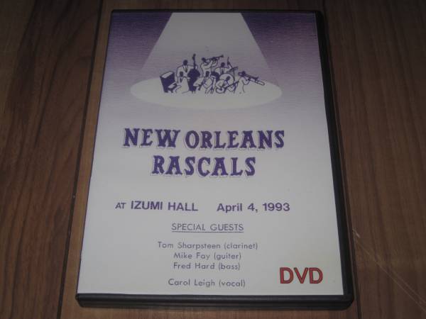 NEW ORLEANS RASCALS ニュー・オリンズ・ラスカルズ AT IZUMI HALL April 4,1993 ( DVD-R ) 2枚組