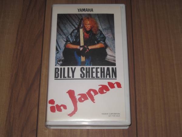 ビリー・シーン イン・ジャパン BILLY SHEEHAN IN JAPAN ビデオ MR.BIG ミスター・ビッグ YAMAHA ヤマハ ビリー・シーンモデル BB-3000 _画像1