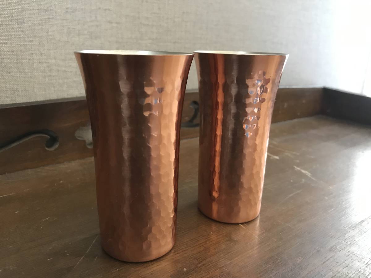銅製　Cooperマグカップ２個　食楽工房　ひとくちビール２個　４個セット_画像8