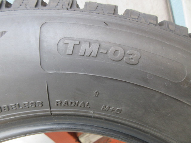 冬1229 ブリヂストン BLIZZAK TM-03 FOR TAXI 195/65R15 91Q スタッドレス中古 1本 ♪ BRIDGESTONE ブリザック_画像5