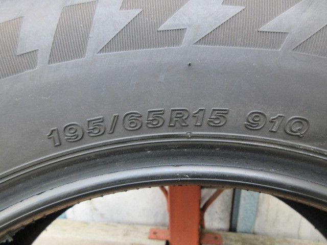 冬1229 ブリヂストン BLIZZAK TM-03 FOR TAXI 195/65R15 91Q スタッドレス中古 1本 ♪ BRIDGESTONE ブリザック_画像7