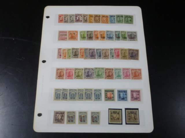 20LH　S　旧中国切手№ NE33C　東北区　普通 1946-48年　NE33-75の内 23種・他　計58種　未使用OH