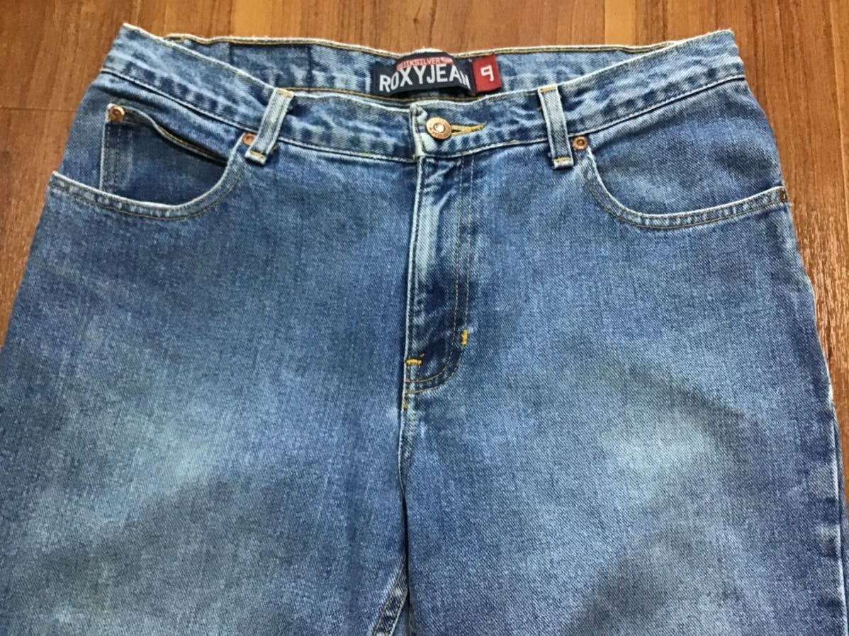 USA импорт *ROXY JEAN джинсы 9 размер ( ткань to78cm)* ботинки cut Roxy Surf серия 