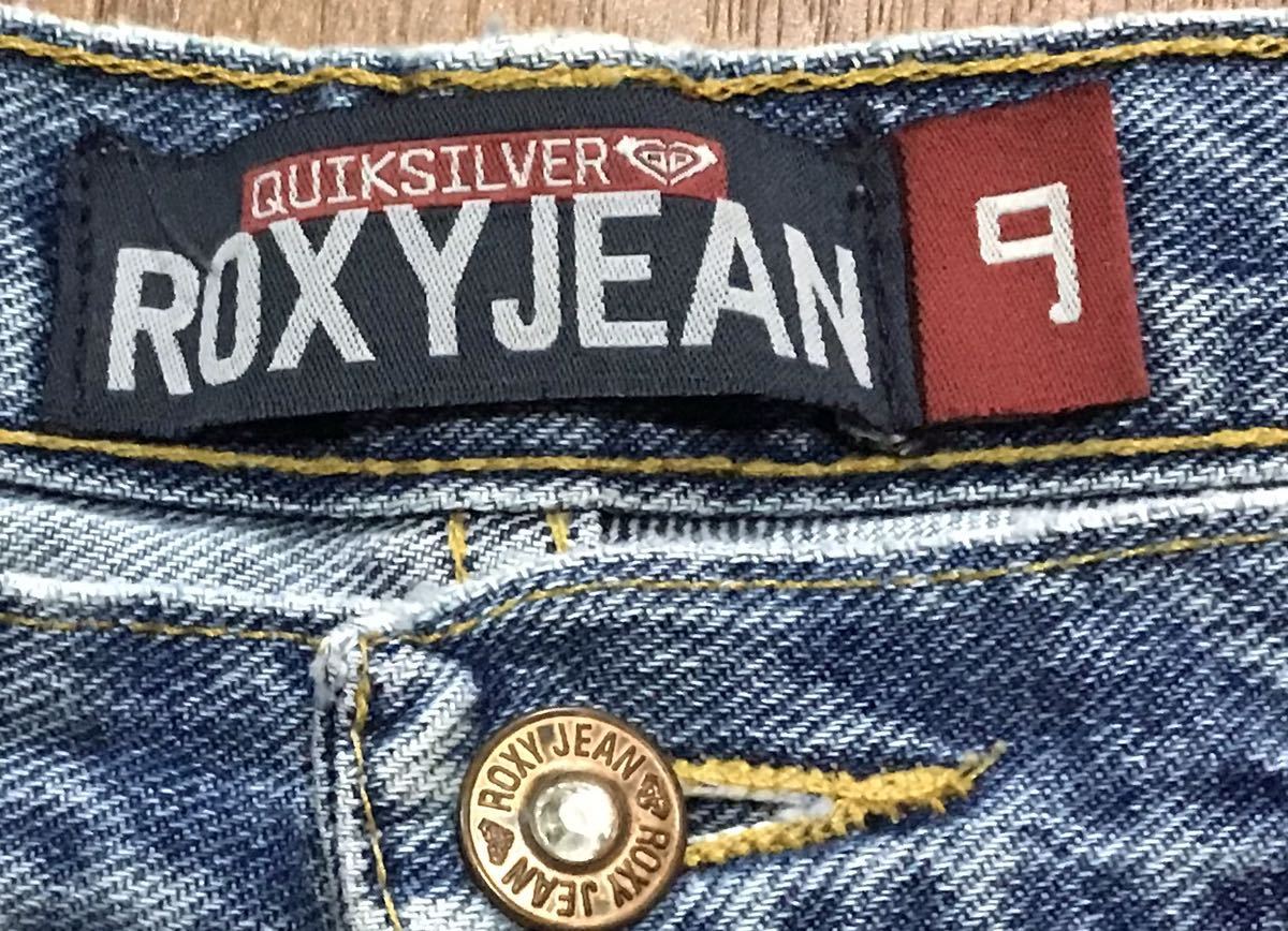 USA импорт *ROXY JEAN джинсы 9 размер ( ткань to78cm)* ботинки cut Roxy Surf серия 