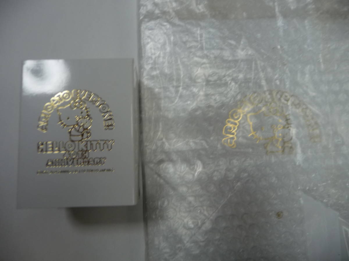  Hello Kitty Sanrio официальный одобрено бриллиант один камень имеется серебряный наручные часы 40th